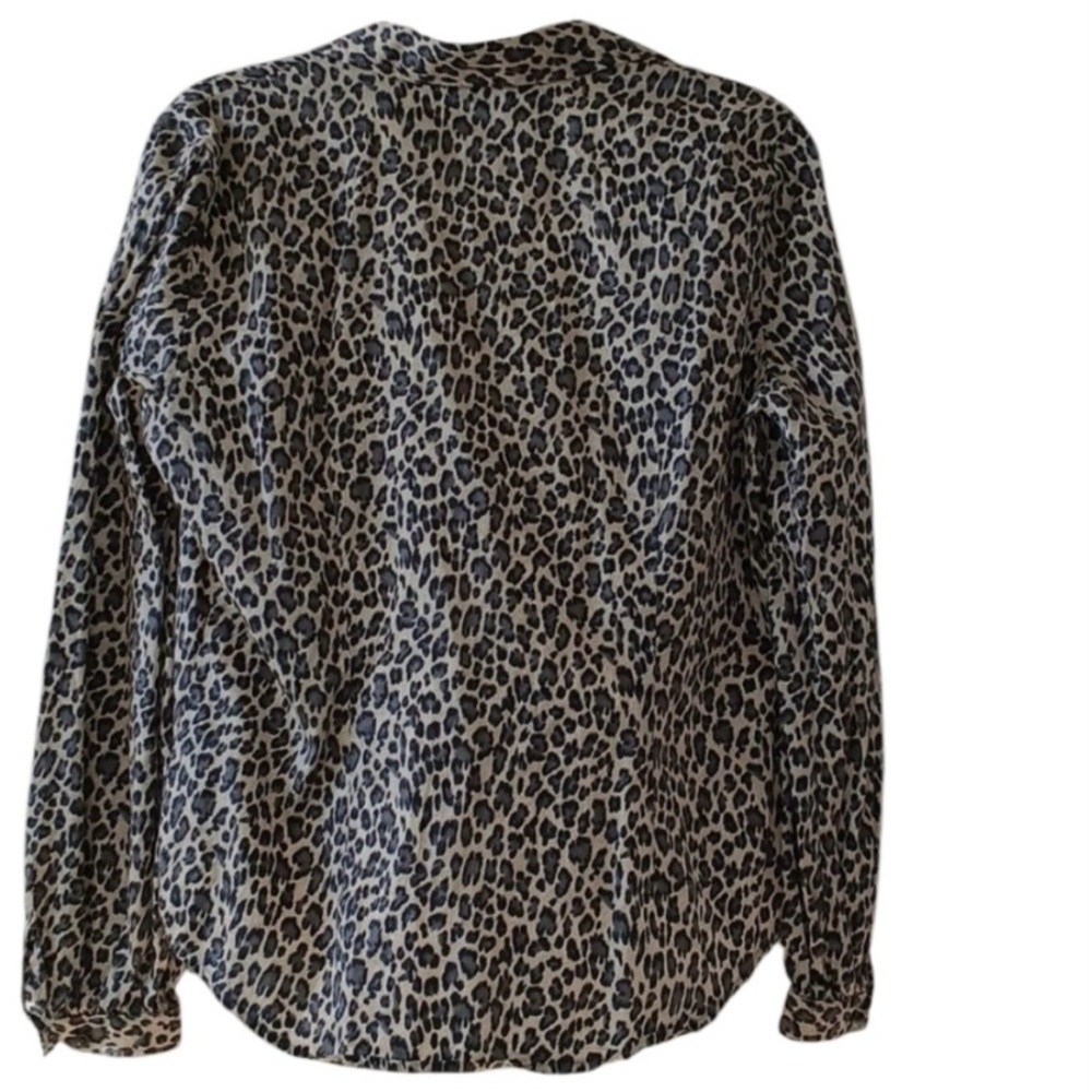 Ralph Lauren Animal Print Button Up Long Sleeve Shirt Size L - Picture 2 of 3